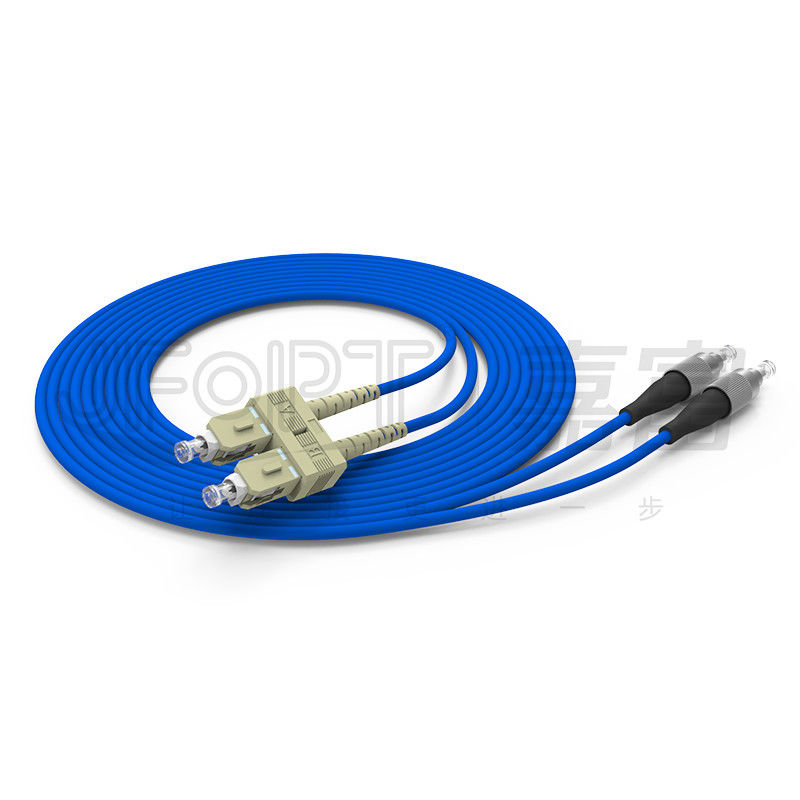 Uni la correction blindée duplex recto de fibre de tube attachent le fil d'Aramid renforcé