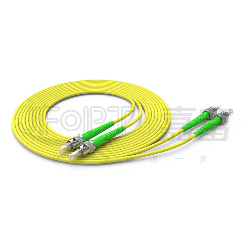 Corde de correction optique de fibre du mode unitaire LSZH de St de St OS2 G652D G657A1 G657A2