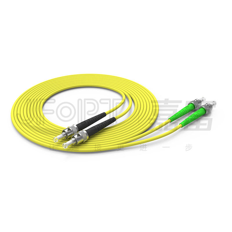 Corde de correction optique de fibre du mode unitaire LSZH de St de St OS2 G652D G657A1 G657A2