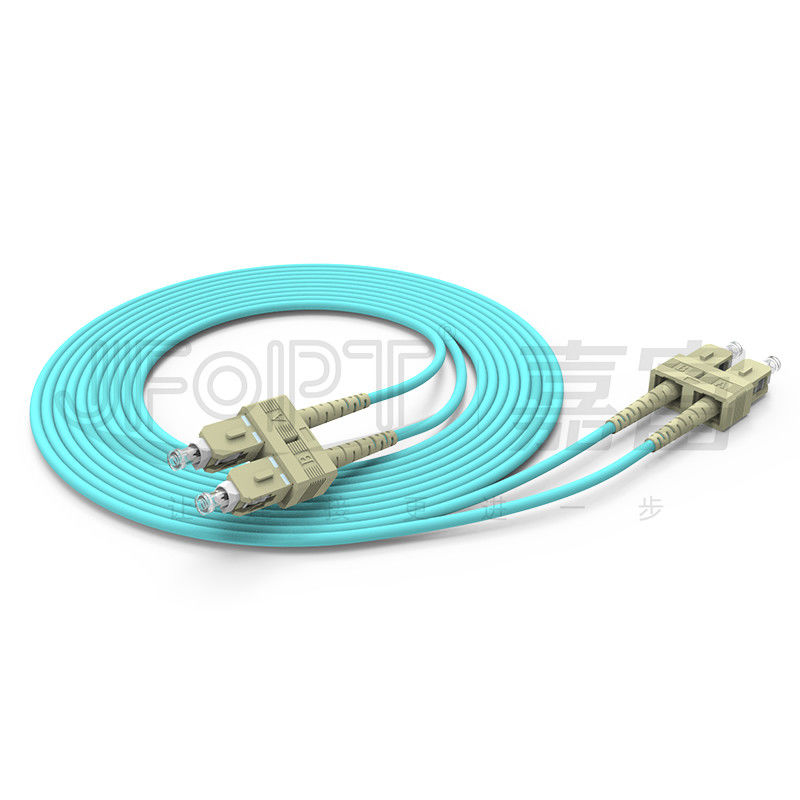 SC/UPC - fibre de Corning multimode OM1 OM2 OM3 OM4 OM5 YOFC de corde de correction duplex de SC/UPC