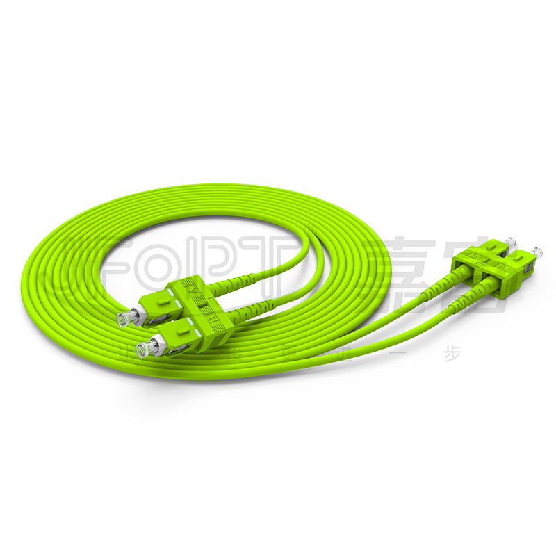 SC/UPC - fibre de Corning multimode OM1 OM2 OM3 OM4 OM5 YOFC de corde de correction duplex de SC/UPC
