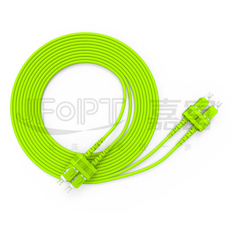 SC/UPC - fibre de Corning multimode OM1 OM2 OM3 OM4 OM5 YOFC de corde de correction duplex de SC/UPC