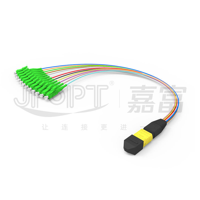 MTP-12 * branche optique de Furcation du noyau OS2 G657A1 G657A2 0.9mm du pullover 12 de fibre de LC