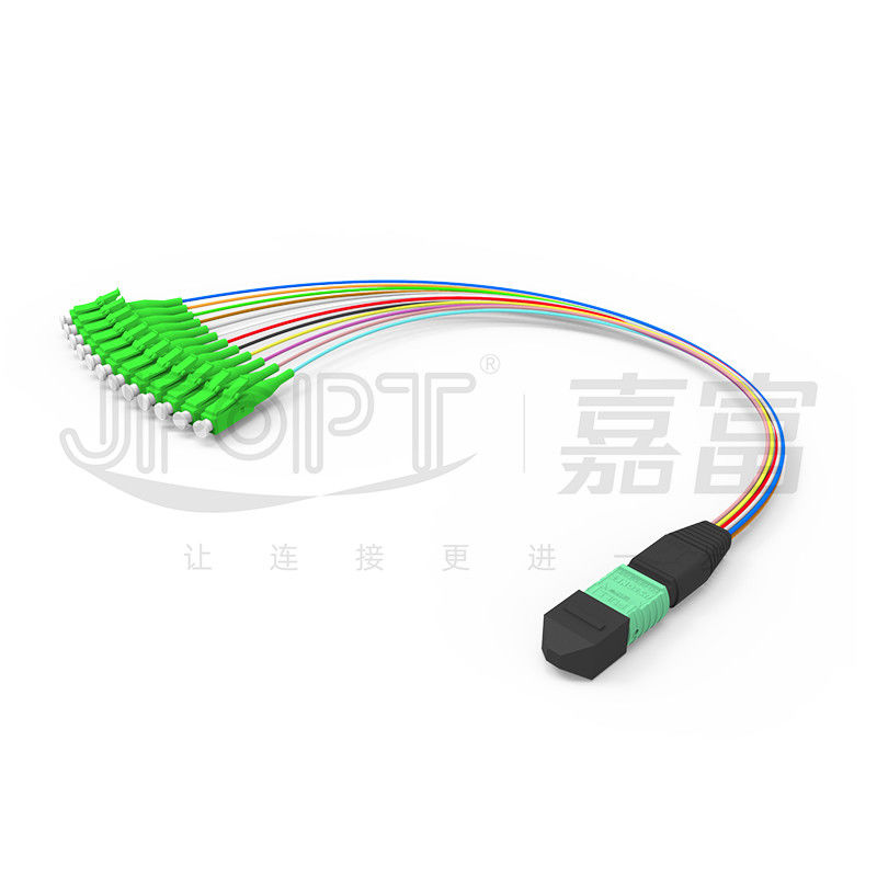 MTP-12 * branche optique de Furcation du noyau OS2 G657A1 G657A2 0.9mm du pullover 12 de fibre de LC