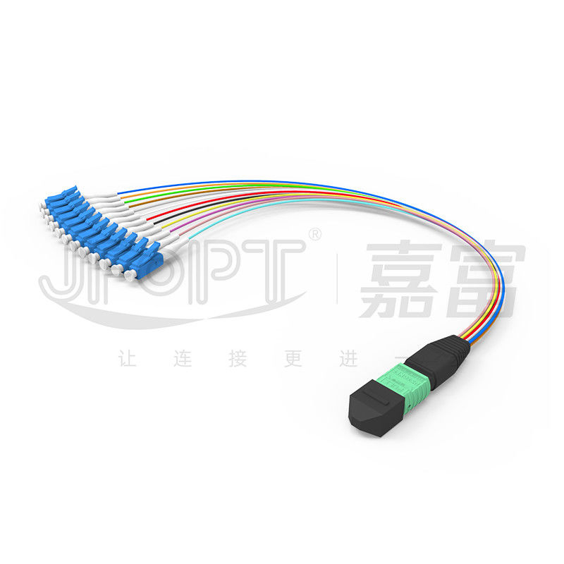 MTP-12 * branche optique de Furcation du noyau OS2 G657A1 G657A2 0.9mm du pullover 12 de fibre de LC