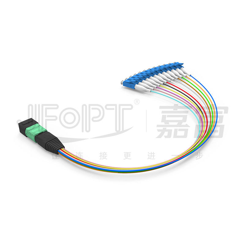 MTP-12 * branche optique de Furcation du noyau OS2 G657A1 G657A2 0.9mm du pullover 12 de fibre de LC