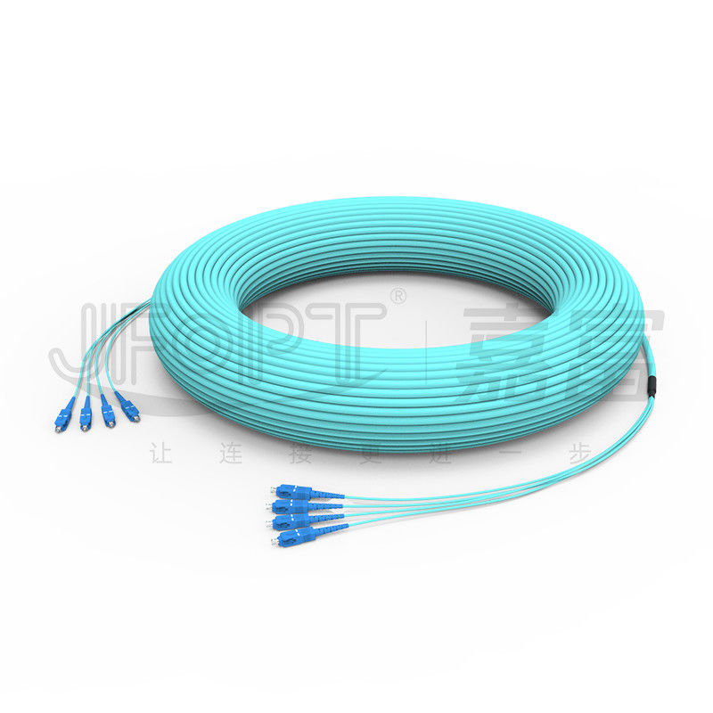 La station de base de câble de fibre d'évasion d'OD 7.0-9.0mm câblent le sous câble de 2.0mm avec SC/UPC