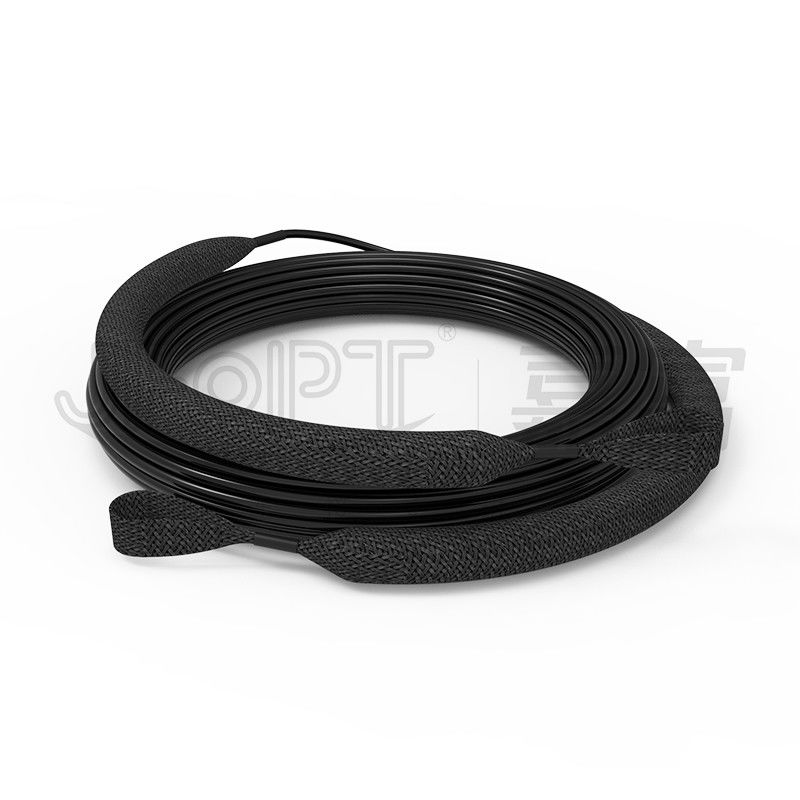 Le noyau de Mini Cable 12 a pré terminé le câble optique de fibre avec la branche à plusieurs modes de fonctionnement de la violette OM4 0.5m de connecteurs de LC UPC