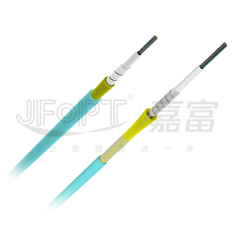 Fibres blindées Mini Cable blindé OM3 OM4 OM5 du câble 12 de tronc de MPO