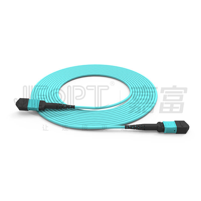 Fibres blindées Mini Cable blindé OM3 OM4 OM5 du câble 12 de tronc de MPO