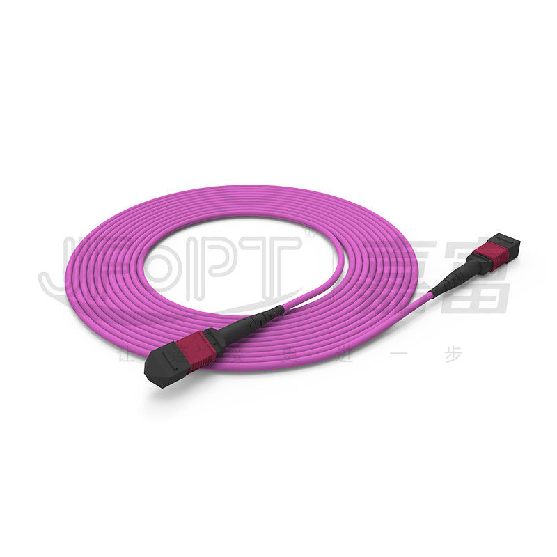 Câble optique de fibre de PVC du câble 2.0mm-5.0mm de tronc de MPO d'OFNP