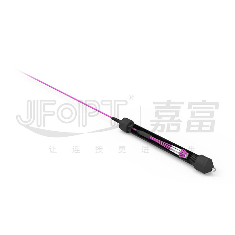 La correction blindée blindée d'intérieur de câble optique de fibre de MPO MTP attachent 3.0mm 3.5mm 4.0mm