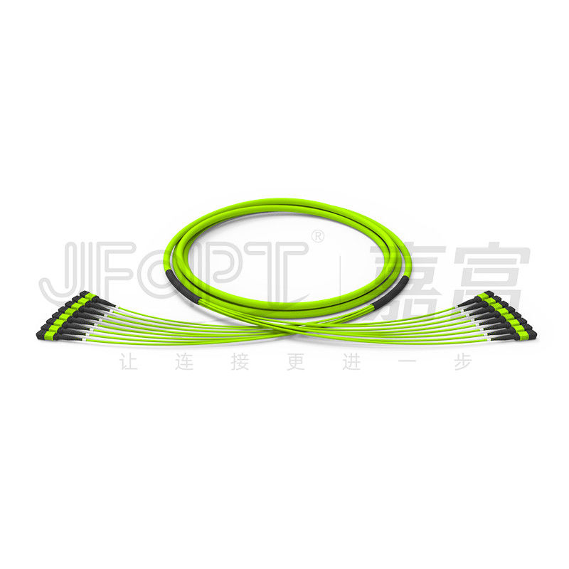 96 largeur de bande élevée à plusieurs modes de fonctionnement des unités OM5 50/125 du pullover 8 de fibre des fibres MPO des noyaux 12