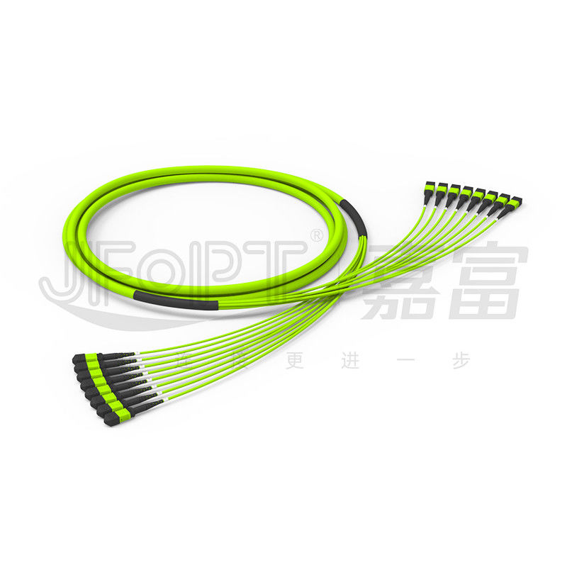 96 largeur de bande élevée à plusieurs modes de fonctionnement des unités OM5 50/125 du pullover 8 de fibre des fibres MPO des noyaux 12