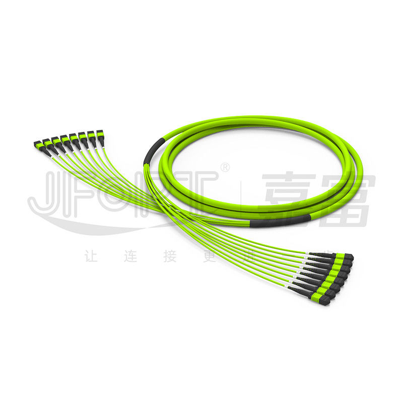 96 largeur de bande élevée à plusieurs modes de fonctionnement des unités OM5 50/125 du pullover 8 de fibre des fibres MPO des noyaux 12