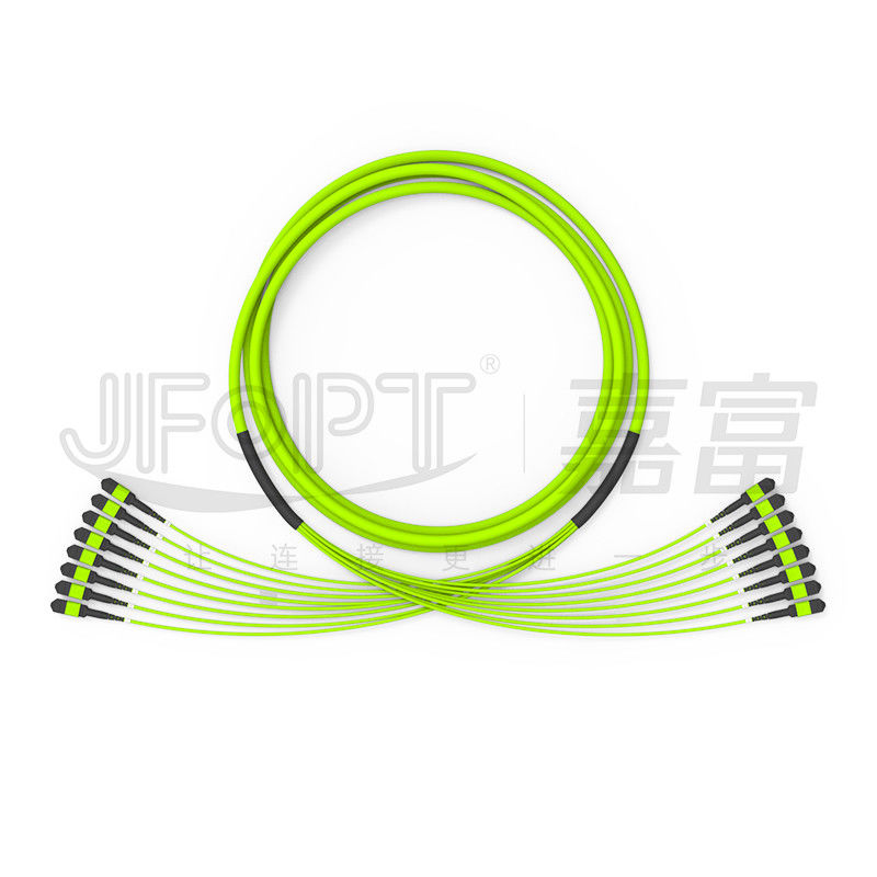 96 largeur de bande élevée à plusieurs modes de fonctionnement des unités OM5 50/125 du pullover 8 de fibre des fibres MPO des noyaux 12