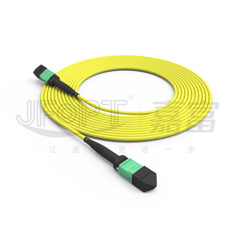La polarité du mode unitaire OS2 de noyau de MTP 24 une UL d'OFNP a évalué la corde de correction optique de fibre