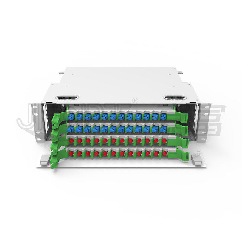 3U 48 cadre de distribution optique de fibre de Sc SX et de FC SX du noyau ODF