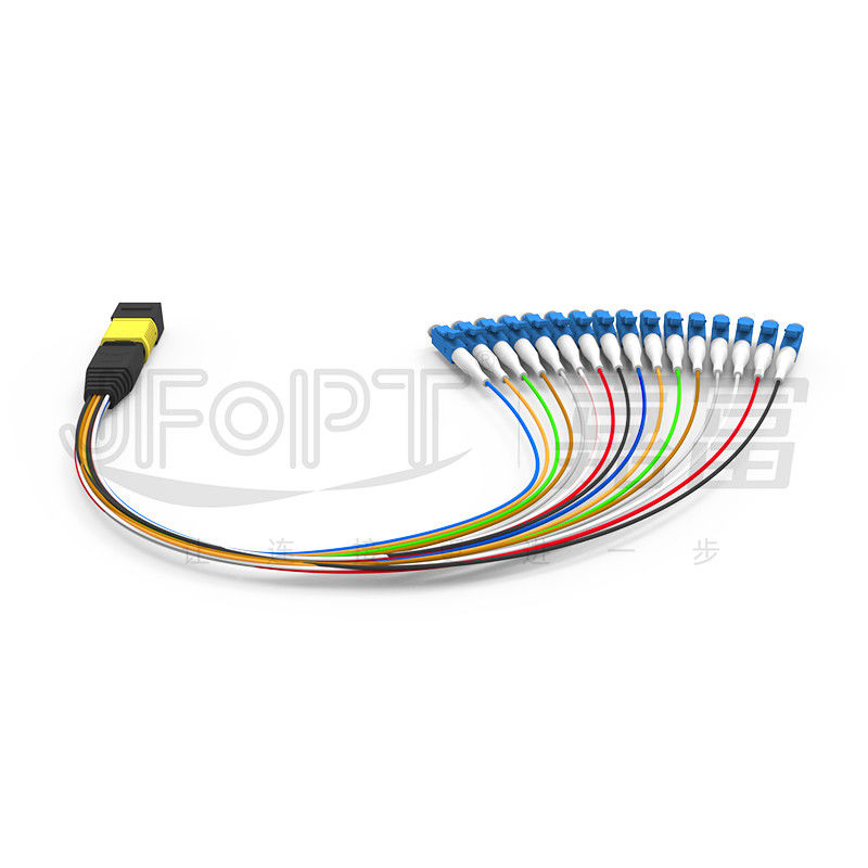 Type unimodal de la perte G657A1/G657A2 de noyaux de la corde de correction de MPO-LC 16 bas une boîte de module