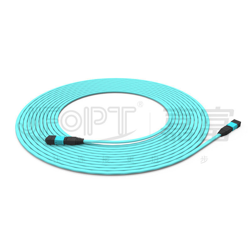 Le câble de tronc ignifuge à 12 cœurs multimode 50/125 OFNR/OFNP