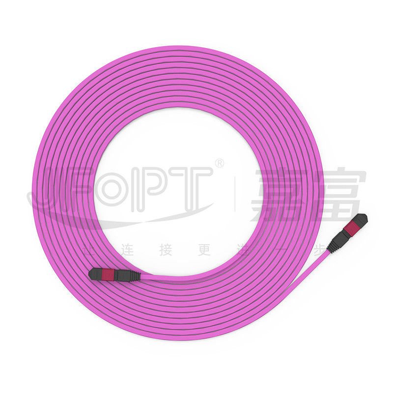 Le câble de tronc ignifuge à 12 cœurs multimode 50/125 OFNR/OFNP