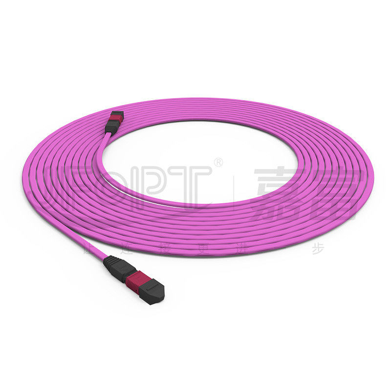 Le câble de tronc ignifuge à 12 cœurs multimode 50/125 OFNR/OFNP