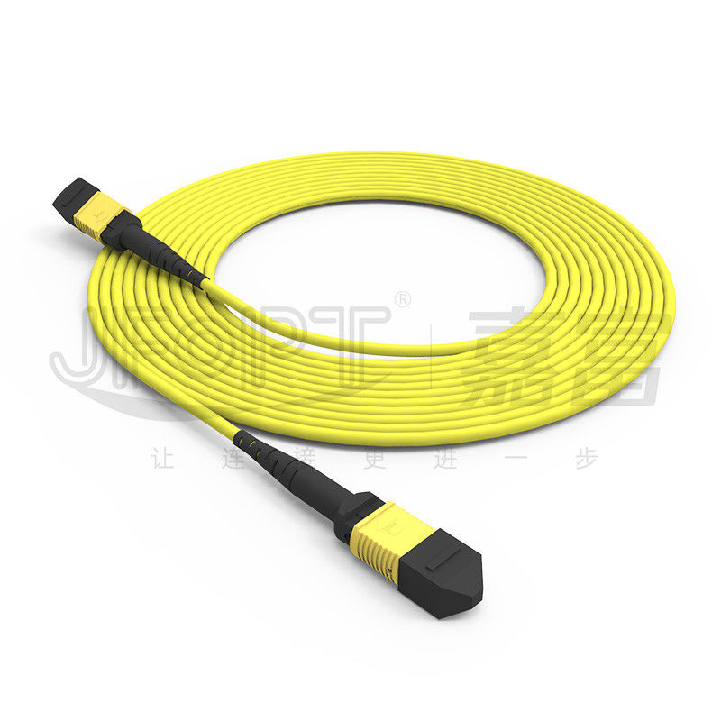 12 cœurs MPO câble de tronc câble de patch mode unique G657A1/G657A2 3.0 LSZH A/B inversion de polarité