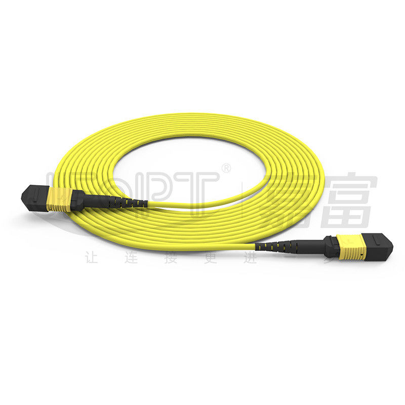 12 cœurs MPO câble de tronc câble de patch mode unique G657A1/G657A2 3.0 LSZH A/B inversion de polarité
