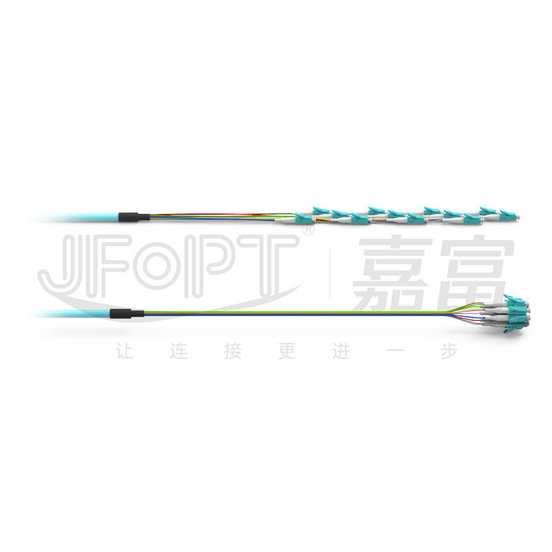 LC/UPC-LC/UPC cordon de patch 12-96 Noyaux G652D/G657A1/G657A2 étroitement tamponné avec kit de tirage de l'œil