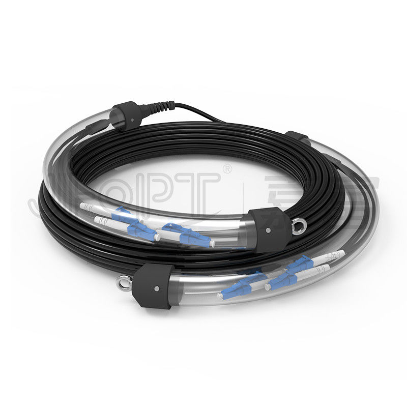 LC/UPC-LC/UPC cordon de patch 12-96 Noyaux G652D/G657A1/G657A2 étroitement tamponné avec kit de tirage de l'œil