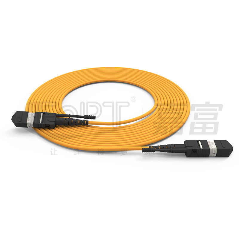 Cable à fibre optique mono-mode/multi-mode MTP à haute densité à 24 têtes