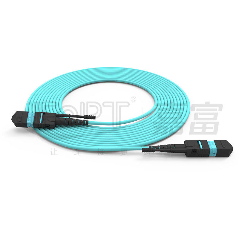 Cable à fibre optique mono-mode/multi-mode MTP à haute densité à 24 têtes