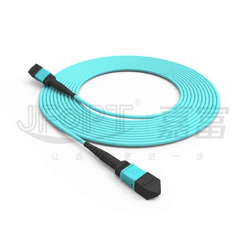 Perte de retour du concentré MPO ≥20 dB MM OM3/OM4 MPO-MPO patch cord pour la communication par fibre optique