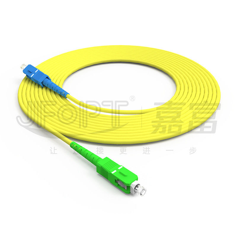 LAN filaire ONVIF 4G 3G câble à fibre optique SC UPC/APC Fin de face pour la longueur du réseau peut être personnalisé câble de patch