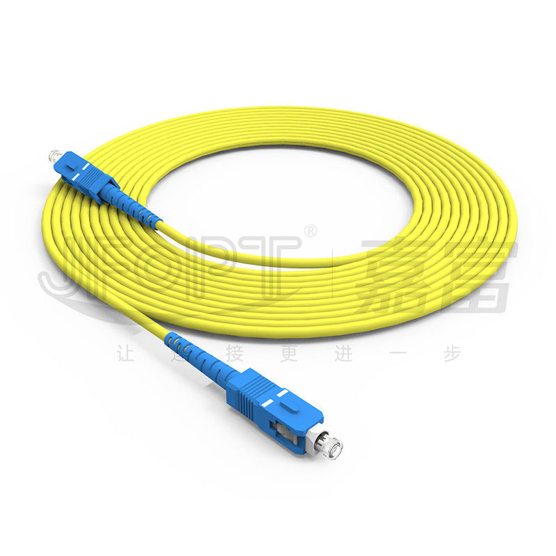 LAN filaire ONVIF 4G 3G câble à fibre optique SC UPC/APC Fin de face pour la longueur du réseau peut être personnalisé câble de patch