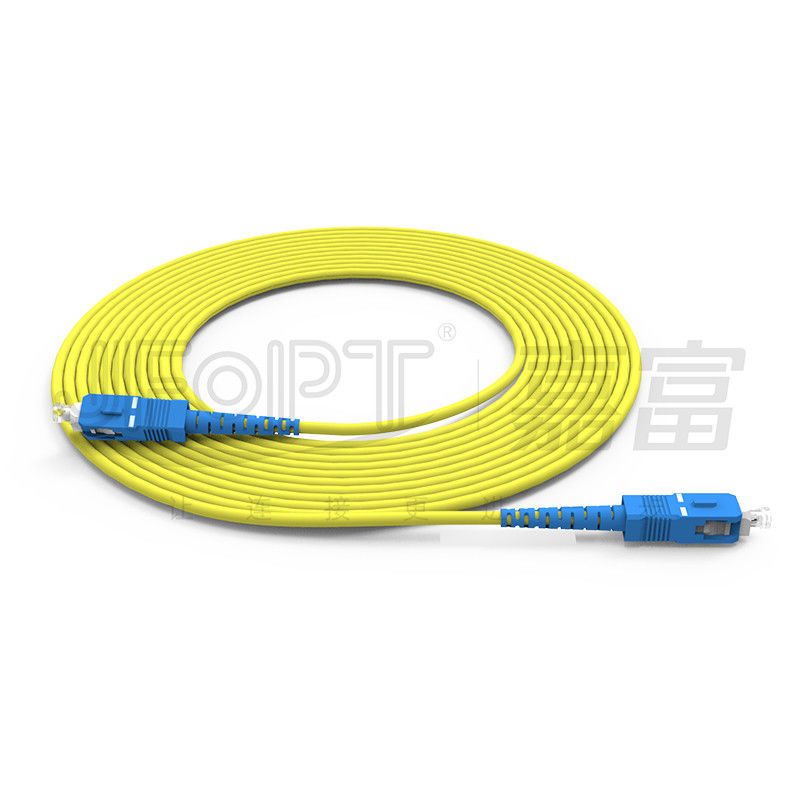 LAN filaire ONVIF 4G 3G câble à fibre optique SC UPC/APC Fin de face pour la longueur du réseau peut être personnalisé câble de patch