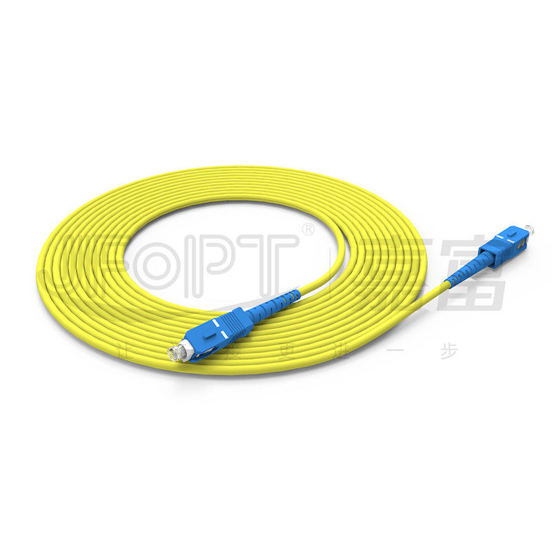 LAN filaire ONVIF 4G 3G câble à fibre optique SC UPC/APC Fin de face pour la longueur du réseau peut être personnalisé câble de patch
