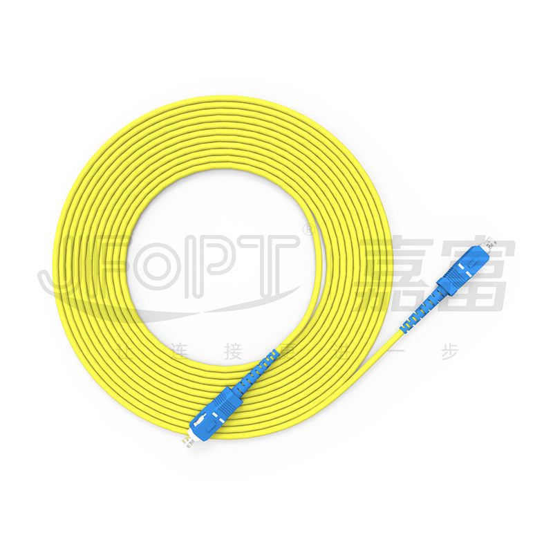 LAN filaire ONVIF 4G 3G câble à fibre optique SC UPC/APC Fin de face pour la longueur du réseau peut être personnalisé câble de patch