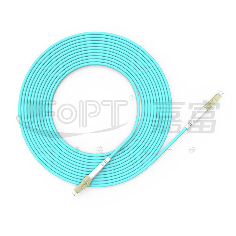 Cordon de patch en fibre optique à haute vitesse de 2,0 mm LC/APC SX multi-mode pour la transmission de données à grande vitesse