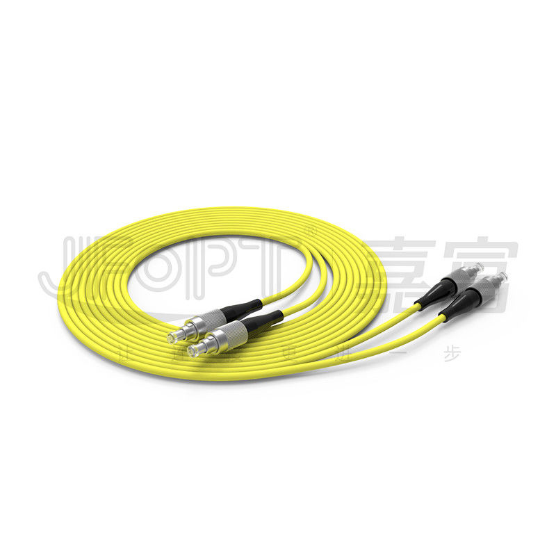 Connecteur FC Jumpers en fibre mono-mode pour boîte de bornes métalliques avec serrure à boucle OEM