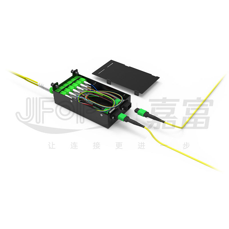 Chassis modulaire à haute densité pour quadruple adaptateur LC MPO SM SL 144-core MPO-LC